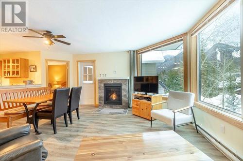 4559 Timberline Crescent Unit# 128, Fernie, BC - Indoor With Fireplace