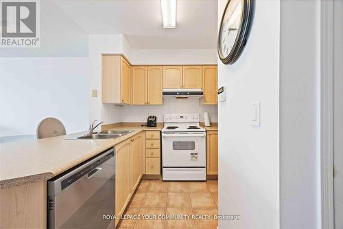 909 - 23 Oneida Crescent, Richmond Hill, ON - Indoor Photo Showing Kitchen With Double Sink