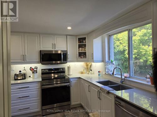 2 - 18 Ewing Street, Halton Hills, ON - Indoor Photo Showing Kitchen With Double Sink