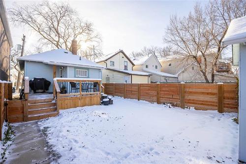 713 Scotland Avenue, Winnipeg, MB - Outdoor With Deck Patio Veranda