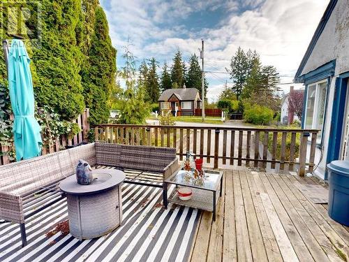 6831 Church Street, Powell River, BC - Outdoor With Deck Patio Veranda With Exterior