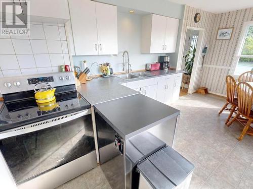 6831 Church Street, Powell River, BC - Indoor Photo Showing Kitchen With Double Sink