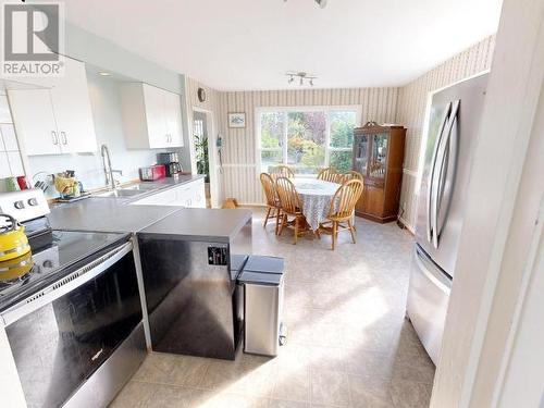 6831 Church Street, Powell River, BC - Indoor Photo Showing Kitchen With Double Sink