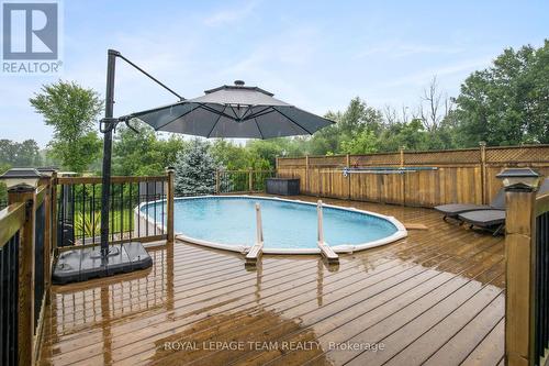 2760 Johannes Street, Ottawa, ON - Outdoor With Above Ground Pool With Deck Patio Veranda