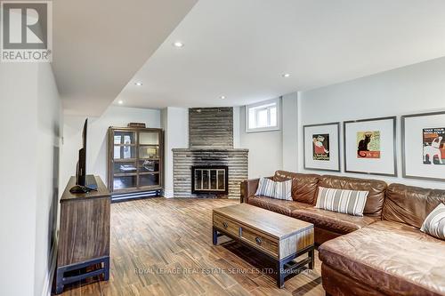 106 Wimbleton Road, Toronto, ON - Indoor Photo Showing Living Room With Fireplace