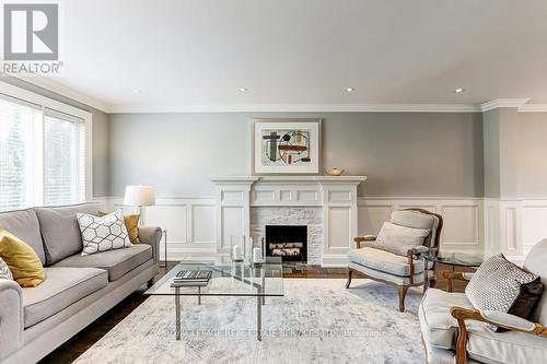 106 Wimbleton Road, Toronto, ON - Indoor Photo Showing Living Room With Fireplace