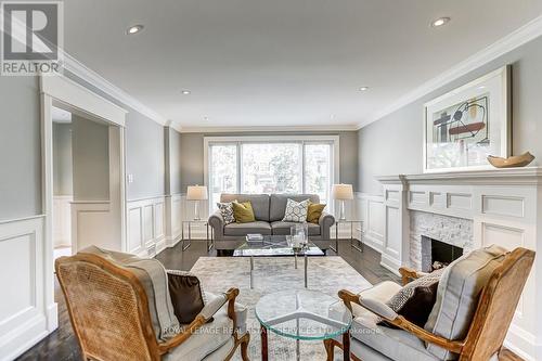 106 Wimbleton Road, Toronto, ON - Indoor Photo Showing Living Room With Fireplace