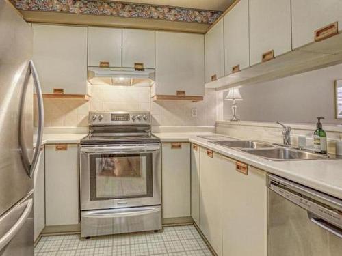 Kitchen - 301-1360 Rue St-Jacques, Montréal (Ville-Marie), QC - Indoor Photo Showing Kitchen With Double Sink