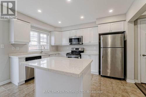 64 Commuter Drive, Brampton, ON - Indoor Photo Showing Kitchen With Upgraded Kitchen