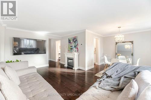 62 Berkshire Square, Brampton, ON - Indoor Photo Showing Living Room With Fireplace