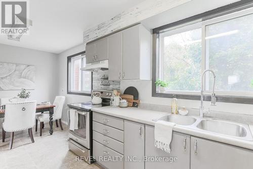 42 Northlin Park Road, Kawartha Lakes (Lindsay), ON - Indoor Photo Showing Kitchen With Double Sink