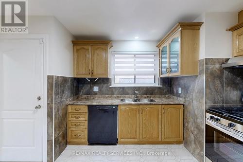 Upper - 50 Glebe Crescent, Brampton, ON - Indoor Photo Showing Kitchen With Double Sink