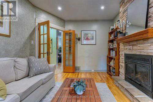 82 Marion Street, Toronto, ON - Indoor Photo Showing Living Room With Fireplace