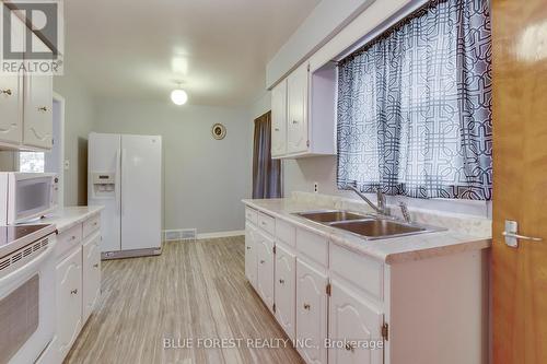 68 Mcnay Street, London, ON - Indoor Photo Showing Kitchen With Double Sink