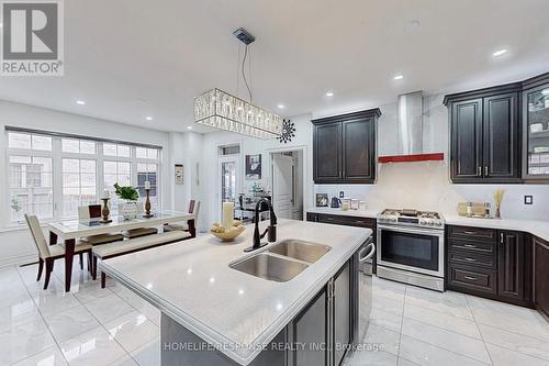 1 Dinosaur Street, Brampton, ON - Indoor Photo Showing Kitchen With Double Sink