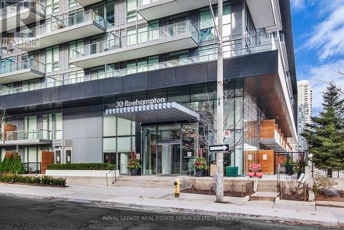 2107 - 30 Roehampton Avenue, Toronto, ON - Outdoor With Balcony With Facade