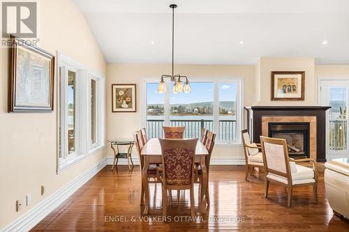 291 Concession Rd 1 Road, Alfred & Plantagenet, ON - Indoor Photo Showing Dining Room With Fireplace