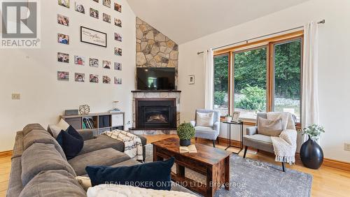 12 North Street, Brantford, ON - Indoor Photo Showing Living Room With Fireplace