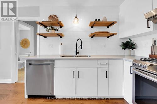 53 Diana Avenue, Grimsby, ON - Indoor Photo Showing Kitchen With Double Sink