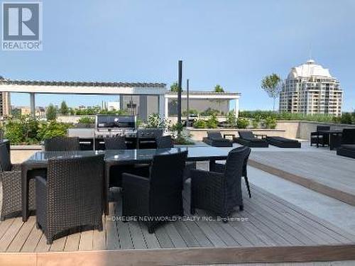 808 - 7 Kenaston Gardens, Toronto, ON - Outdoor With Deck Patio Veranda