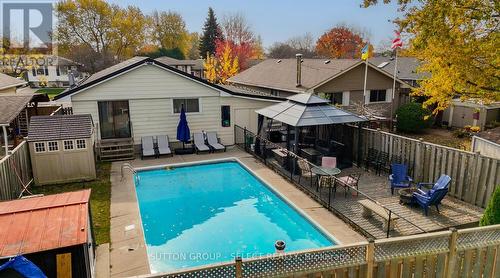 20 Dow Road, London, ON - Outdoor With In Ground Pool With Deck Patio Veranda