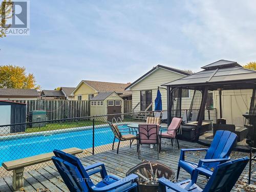 20 Dow Road, London, ON - Outdoor With In Ground Pool With Deck Patio Veranda