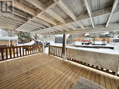 1173 Yorston Avenue, Quesnel, BC -  With Deck Patio Veranda