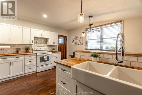 202 Adelaide Street South, Chatham, ON - Indoor Photo Showing Kitchen With Double Sink