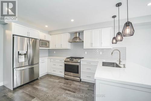 178 High Street, Clarington (Bowmanville), ON - Indoor Photo Showing Kitchen With Stainless Steel Kitchen With Upgraded Kitchen