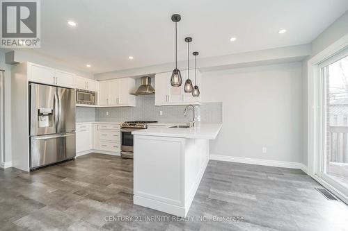 178 High Street, Clarington (Bowmanville), ON - Indoor Photo Showing Kitchen With Stainless Steel Kitchen With Upgraded Kitchen