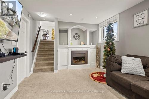 1047 St. Paul'S Street, Peterborough (Northcrest), ON - Indoor Photo Showing Living Room With Fireplace