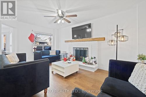 39 Watson Road, Halton Hills, ON - Indoor Photo Showing Living Room With Fireplace