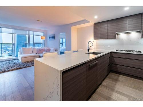 2103-777 Herald St, Victoria, BC - Indoor Photo Showing Kitchen With Upgraded Kitchen