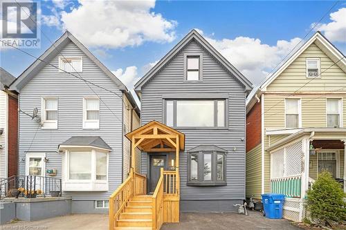 View of front of house - 45 Munroe Street, Hamilton, ON - Outdoor With Deck Patio Veranda With Facade