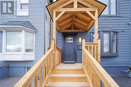 View of doorway to property - 45 Munroe Street, Hamilton, ON - Outdoor