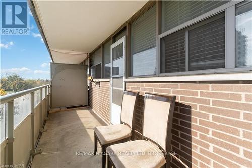 409 - 215 Glenridge Avenue, St. Catharines (461 - Glendale/Glenridge), ON - Outdoor With Balcony With Exterior