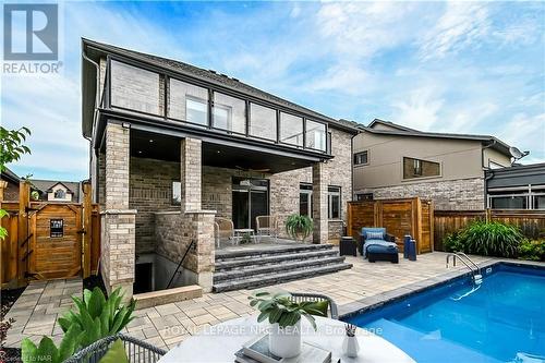 8 Tuscany Court, St. Catharines (453 - Grapeview), ON - Outdoor With In Ground Pool With Deck Patio Veranda