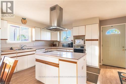 60 Robert Street, Welland (773 - Lincoln/Crowland), ON - Indoor Photo Showing Kitchen With Double Sink