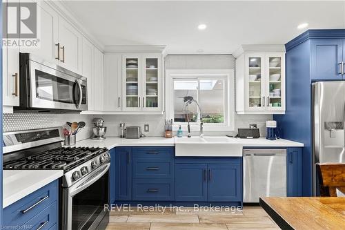 2978 St. Paul Avenue, Niagara Falls (205 - Church'S Lane), ON - Indoor Photo Showing Kitchen With Double Sink