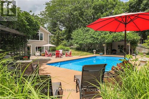 14443 Niagara River Parkway, Niagara-On-The-Lake (106 - Queenston), ON - Outdoor With In Ground Pool With Backyard