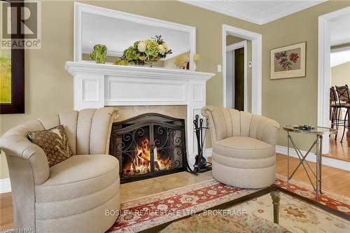 14443 Niagara River Parkway, Niagara-On-The-Lake (106 - Queenston), ON - Indoor With Fireplace