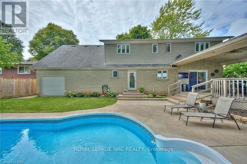 3378 Saint Patrick Avenue, Niagara Falls (206 - Stamford), ON - Outdoor With In Ground Pool With Deck Patio Veranda