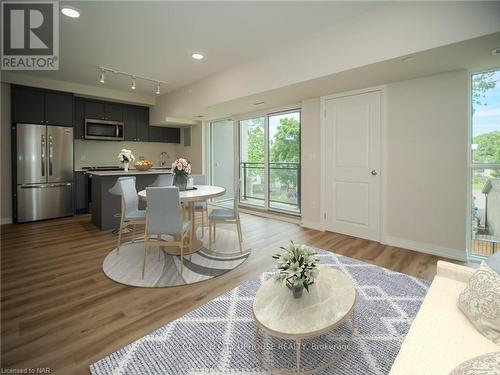 241 - 50 Herrick Avenue, St. Catharines (456 - Oakdale), ON - Indoor Photo Showing Kitchen With Stainless Steel Kitchen