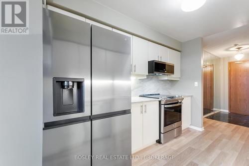 605 - 3 Towering Heights Boulevard, St. Catharines (461 - Glendale/Glenridge), ON - Indoor Photo Showing Kitchen With Stainless Steel Kitchen With Upgraded Kitchen