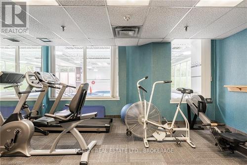 605 - 3 Towering Heights Boulevard, St. Catharines (461 - Glendale/Glenridge), ON - Indoor Photo Showing Gym Room