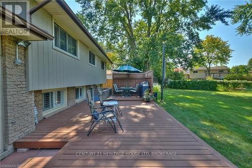 21 Windermere Court, Welland (767 - N. Welland), ON - Outdoor With Deck Patio Veranda