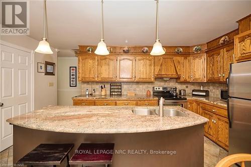 51250 Tunnacliffe Road S, Wainfleet (879 - Marshville/Winger), ON - Indoor Photo Showing Kitchen With Double Sink