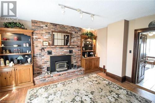 499 Townline Road, Niagara-On-The-Lake (104 - Rural), ON - Indoor Photo Showing Living Room With Fireplace