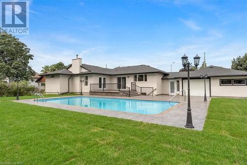 190 Lakeshore Road, St. Catharines (442 - Vine/Linwell), ON - Outdoor With In Ground Pool With Backyard With Exterior