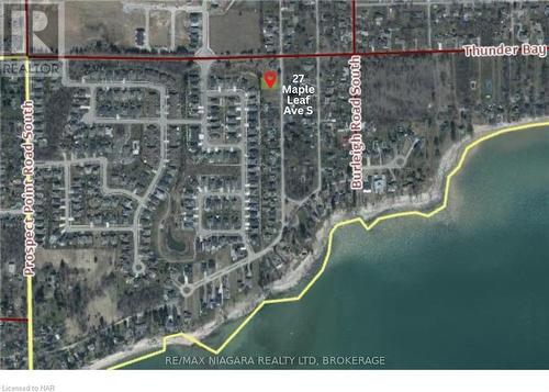 27 Maple Leaf Avenue S, Fort Erie (335 - Ridgeway), ON -  With Body Of Water With View